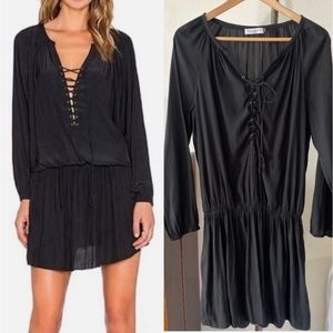 Ramy Brook NY Allie Black Mini Dress, XS